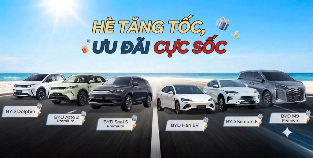 CHƯƠNG TRÌNH KHUYẾN MẠI THÁNG 7 VÀ THÁNG 8 NĂM 2026 TẠI BYD VG HẢI PHÒNG - 