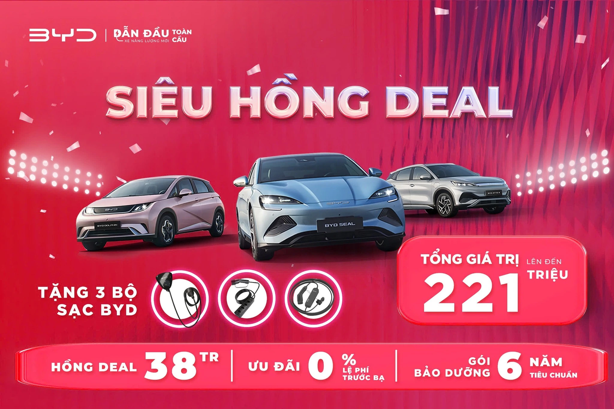 SIÊU HỒNG DEAL – CƠ HỘI VÀNG SỞ HỮU XE ĐIỆN BYD VỚI ƯU ĐÃI CỰC SỐC