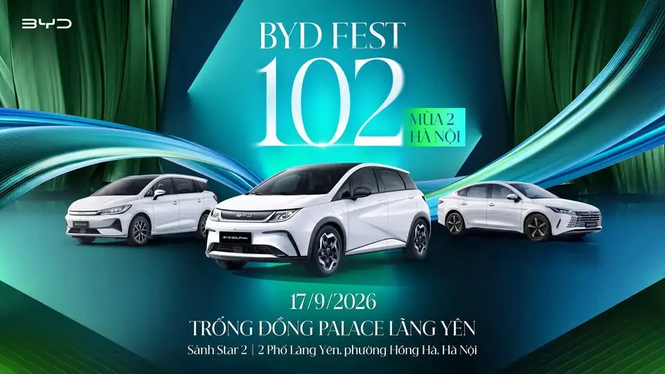 BYD FEST 102 – MÙA 2 TIẾP TỤC HÀNH TRÌNH TẠI HÀ NỘI