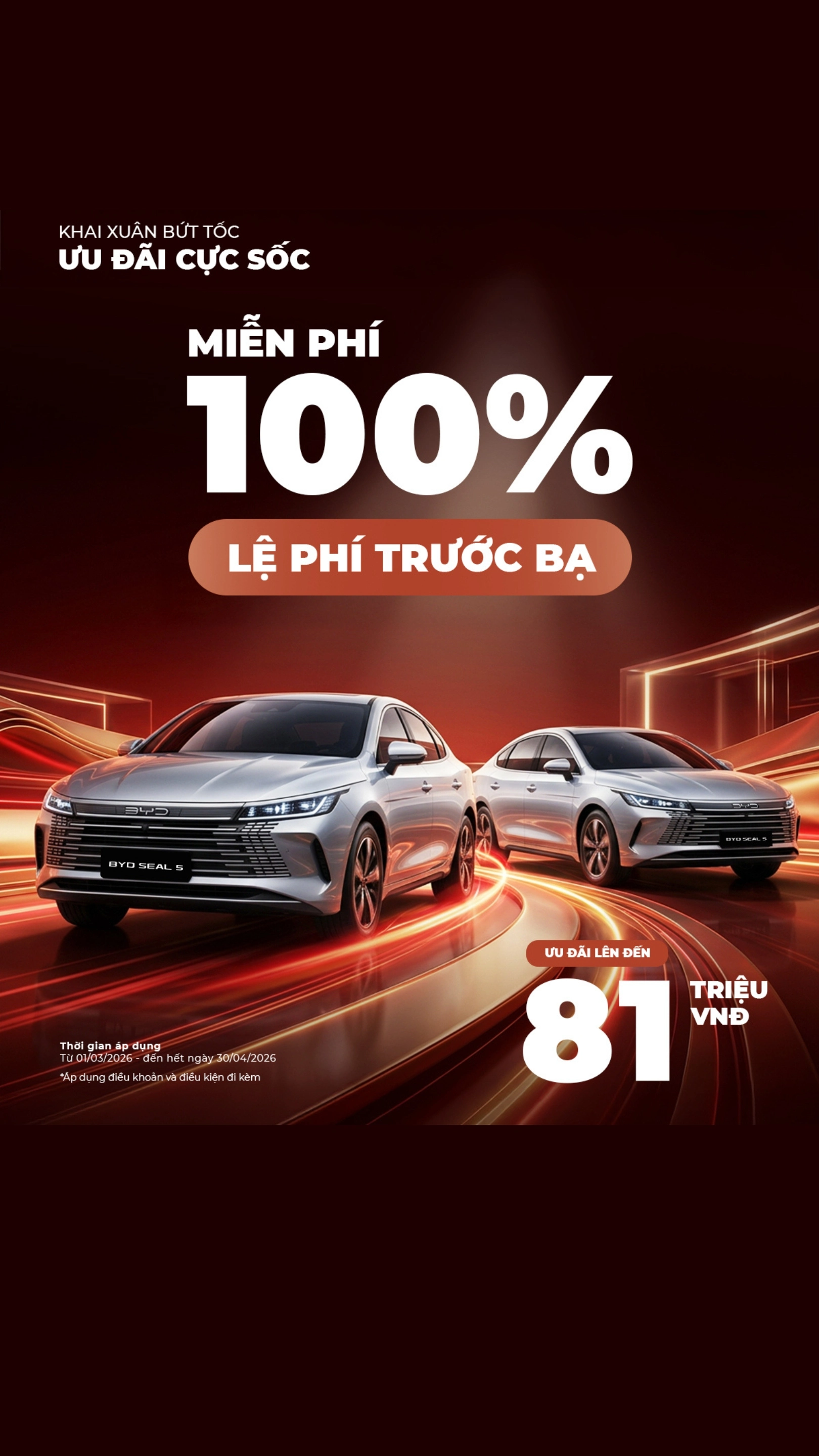 Chương trình khuyến mãi tháng 3